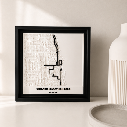 Chicago Marathon 2026 · Mapa 3D
