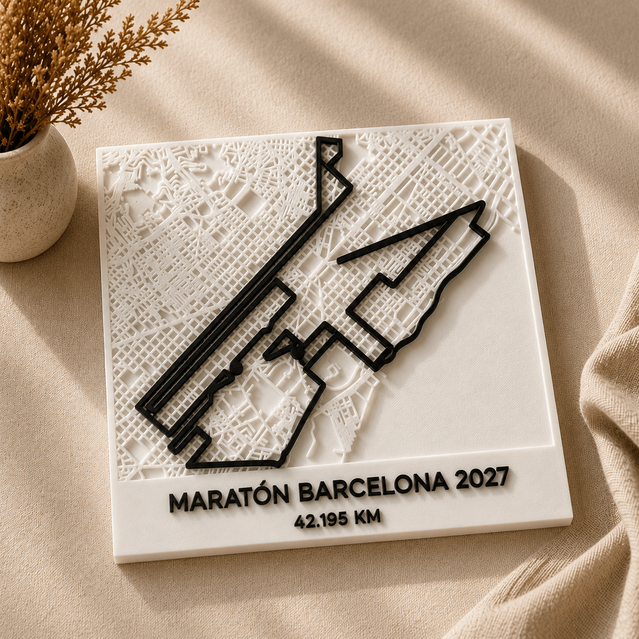 Maratón de Barcelona 2027 · Mapa 3D - The Trace Atelier