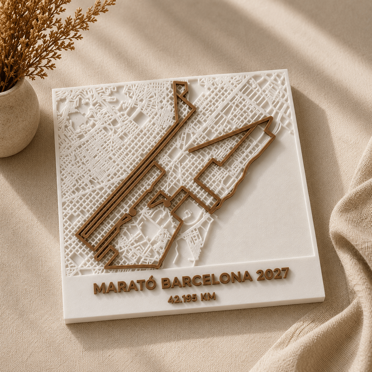 Maratón de Barcelona 2027 · Mapa 3D - The Trace Atelier